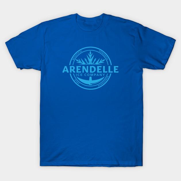Men Black Print T-shirt Arendelle Ice Co. No-Cut Transfer Paper Print Cotton Tshirt