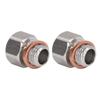 Metric Fitting Adapter 1 8in NPT Female to M12x1.25 Male Aluminium Alloy Fitting for Automobiles