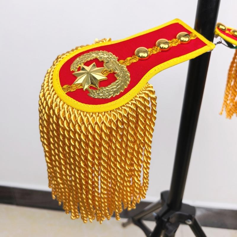 Церемониальные наплечные украшения, одна пара, с золотой отделкой, тканевые планки для хоровой одежды, для костюмов и крепления
