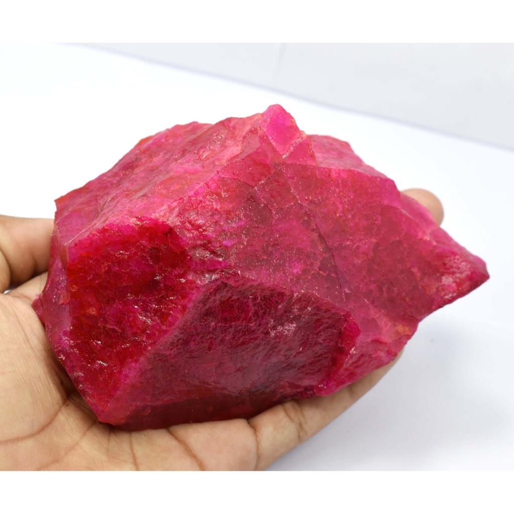 127 Ct Natural Ruby Red Rough Uncut Huge Size Loose Gemstone