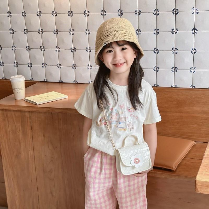 Pu Material Breathable Girls Boys Fashion Chain Crossbody Bag For Daily Use