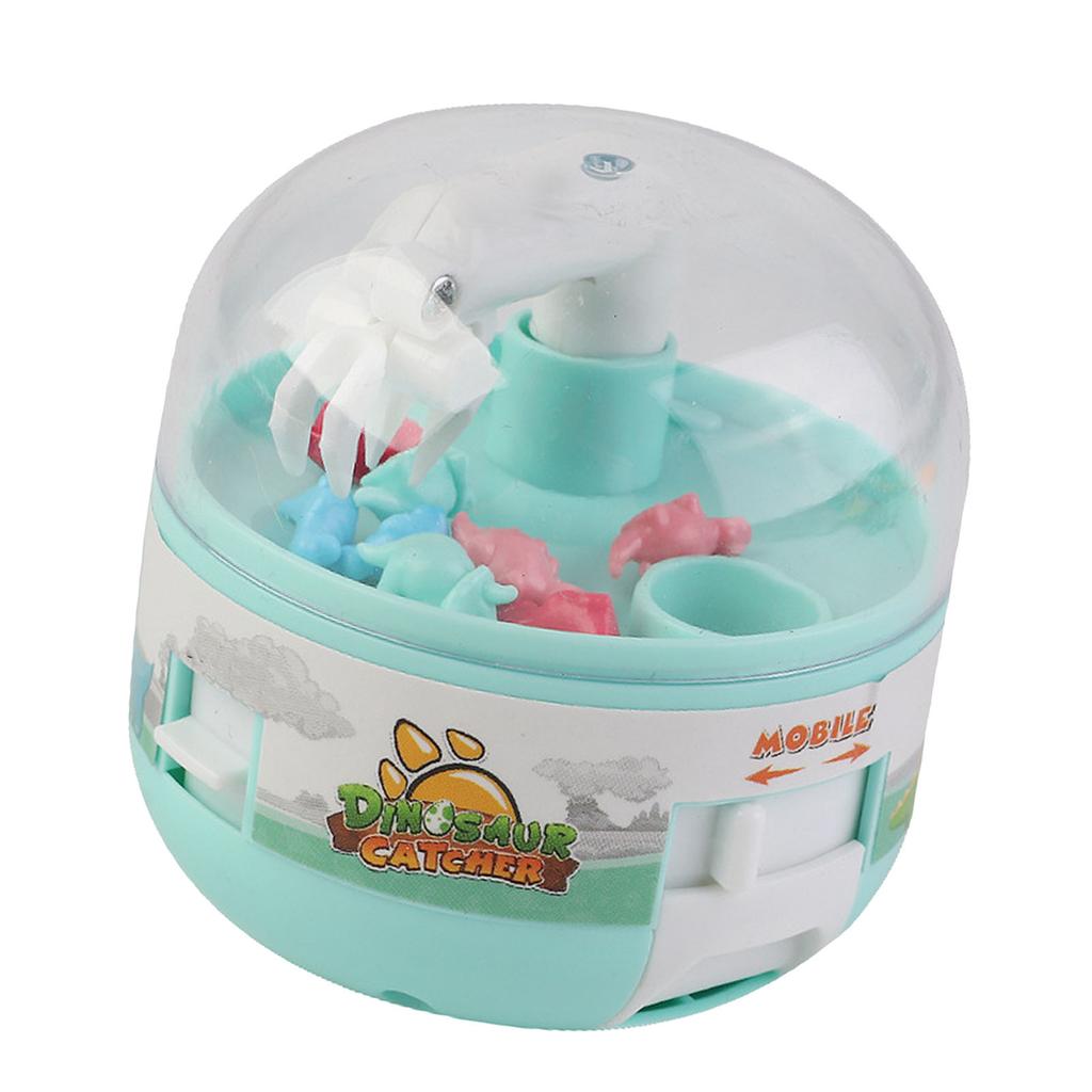 Kids Mini Doll Grabber Machine Improve Coordination Electric Dinosaur Grabber Game Toy Green