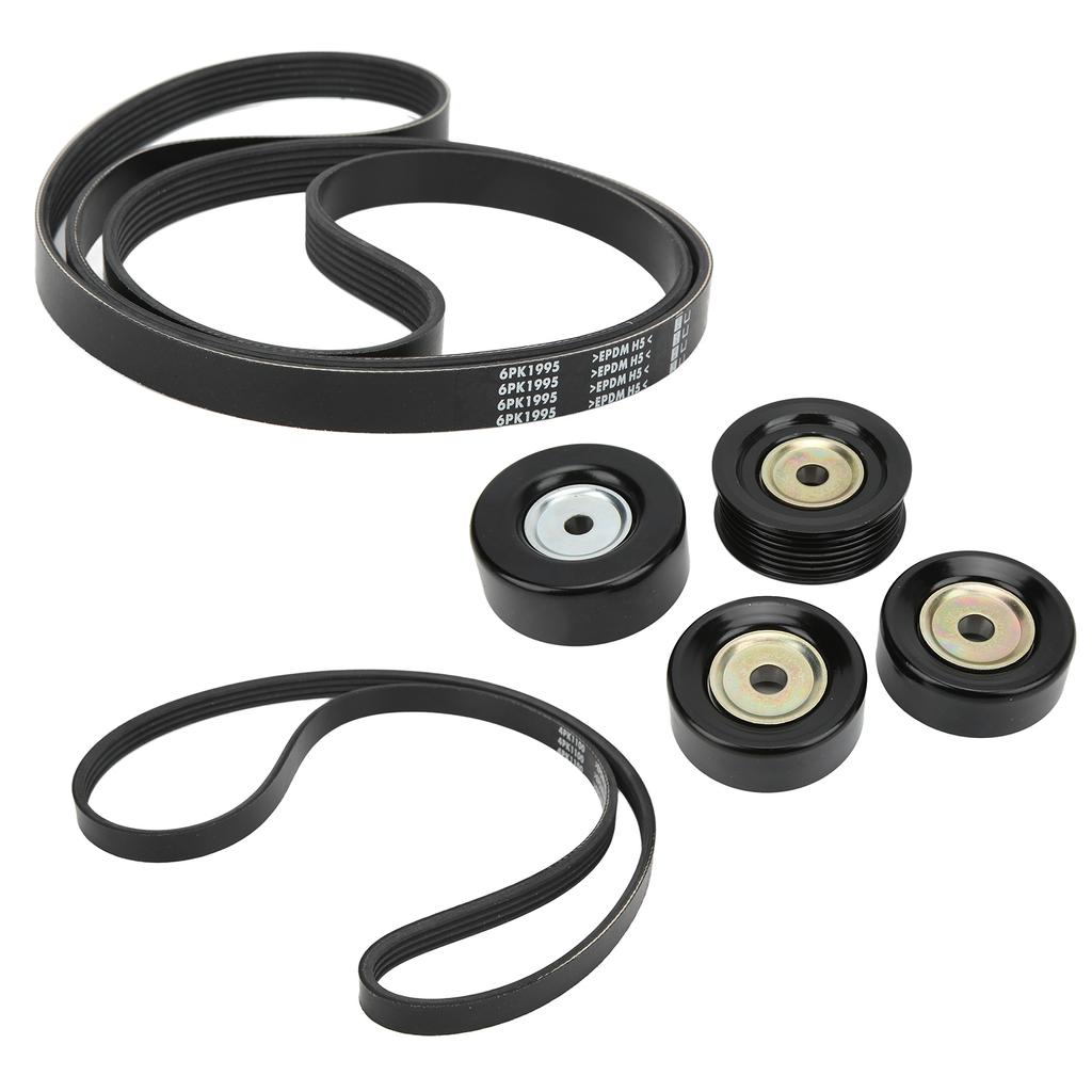 Belt Idler Pulley Kit FYE337042 Low Noise Replacement for VT VX VU VY VZ V8 LS1 LS2 GEN3 5.7 6.0L