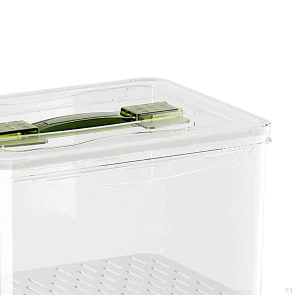 Контейнер для хранения квашеной капусты Kimchi, ящик для хранения продуктов питания, герметичные контейнеры для приготовления еды 10,5 л для салата