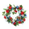 15.7in Decoration Wreath Independence Day July Fourth Decor Accessory for House Front Door