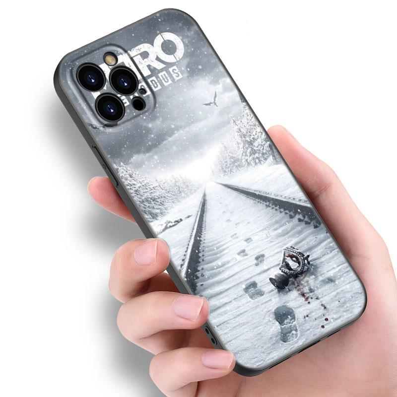 Чехол для телефона Metro 2033 для Apple iPhone 12 13 Mini 11 14 15 Pro Max 7 8 Plus X XR XS SE 2020 2022 черный силиконовый чехол