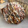 1 шт. Автоматический складной зонт - Ретро-узор с щенками, Портативный и складной дизайн с 8 спицами, Рождественские и Новогодние подарки