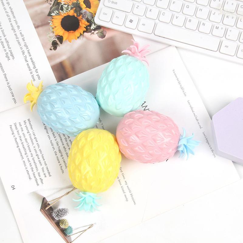 Pineapple Stress Relief Ball Soft Squeeze Toys Water Feeling Squishy Sensory Toys Water Beads Squeeze Fidget Toy Anti Anxiety