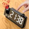Цифровой проектор часов HD LED дисплей умные проекционные часы для спальни современный декор стола поворотный на 180 градусов умный умный
