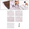 Chinese Calligraphy Set Reusable No Ink Practice Water Writing Cloth Paper with Brushes