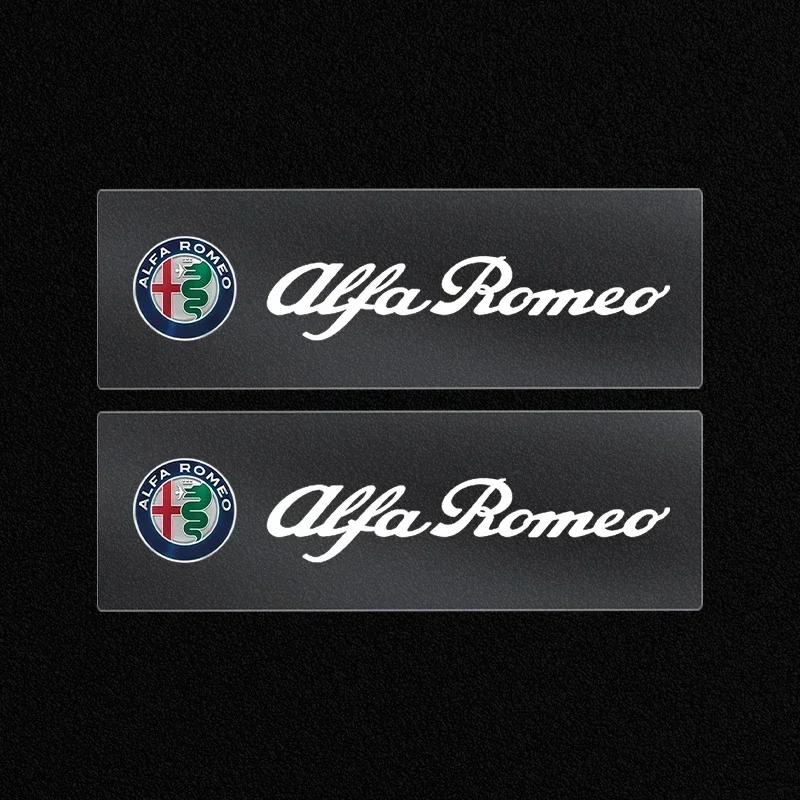 Car Stickers For Alfa Romeo 1/2/5/10Pcs Car Logo Car Door Handle Anti Scratches Stickers For Alfa Romeo Giulietta GT 159 147 156