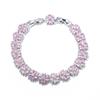 Hot Selling Cross Plum Blossom Zircon Bracelet with Non Fading Full Diamond Color Jewelry