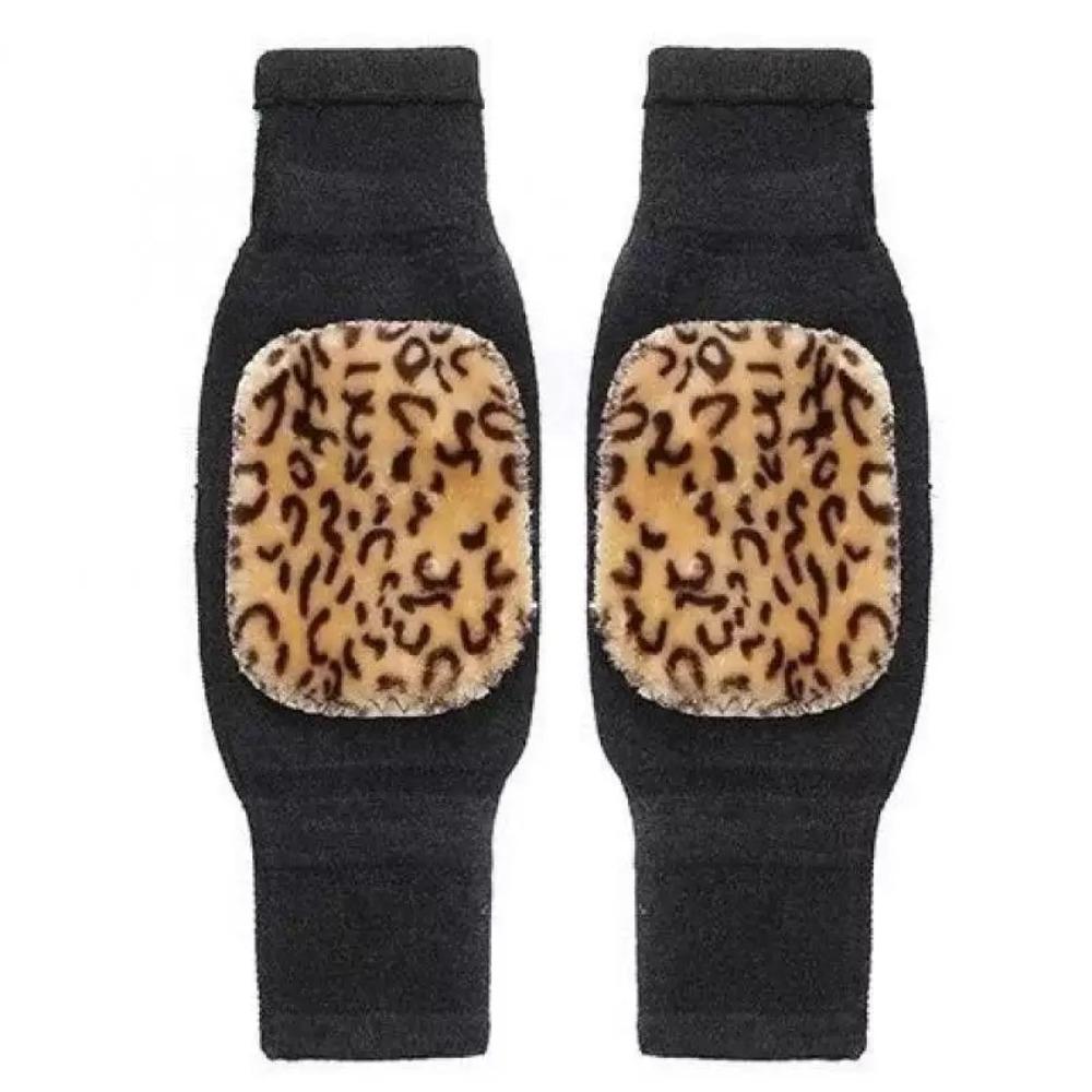 Теплозащитные наколенники Защита коленей от холода Ветрозащитные Эластичные Толстые Защитники коленей с ремнями Накладки на ноги Термальные гетры для ног Старые холодные ноги