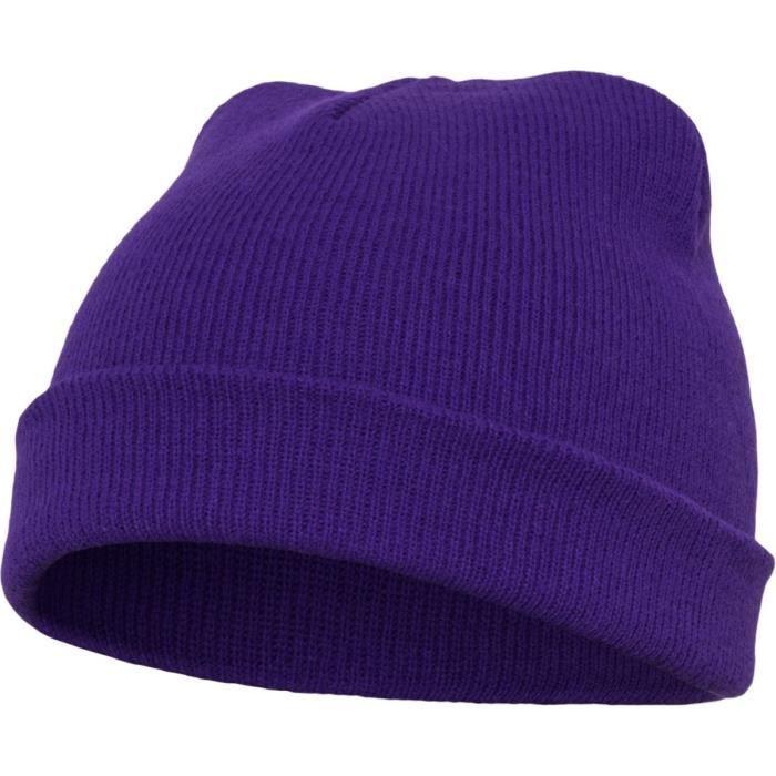 Bonnet - YUPOONG - Heavyweight - Violet - 100% Acrylique - Hiver