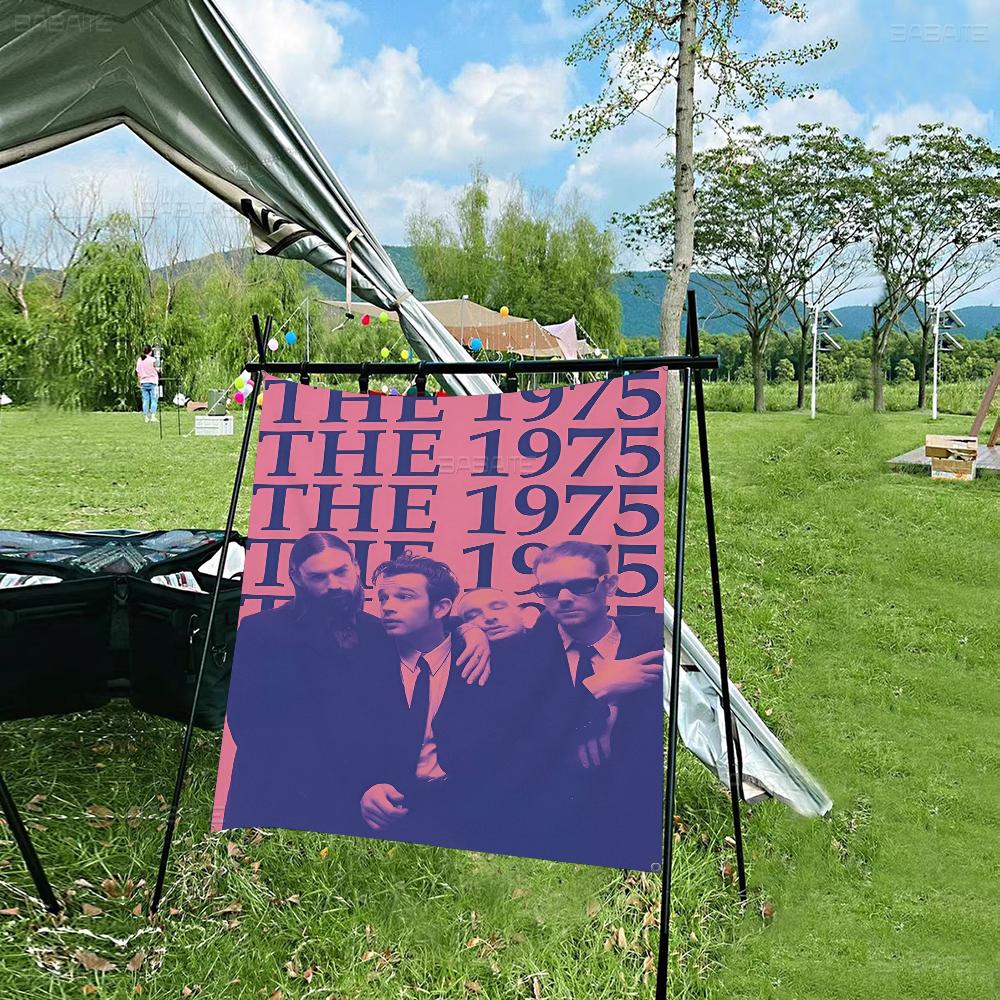 1975 RRock BBand Флаг Баннер Стиль INS Декор для вечеринки на открытом воздухе Атмосфера Белая бумага Постер HD Настенное искусство Кабинет