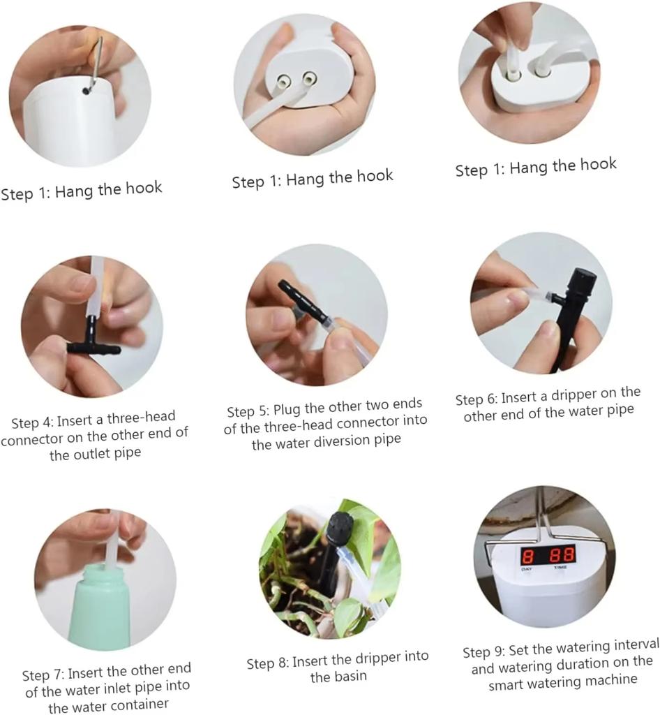 Наборы для самополива с 4/8/16 головками, Интеллектуальное капельное орошение, Автоматическая система полива, Устройство-шип для полива растений, Капельный полив