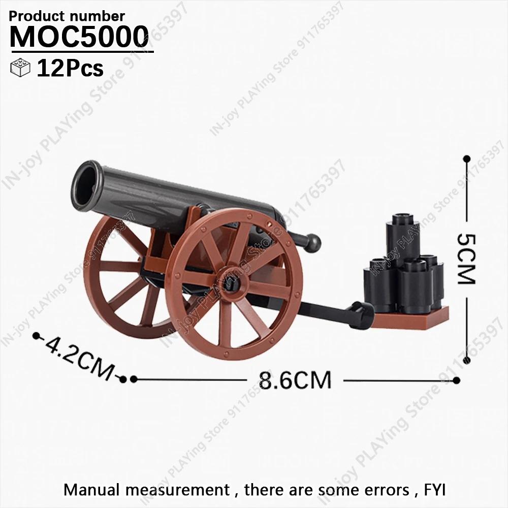 MOOXI Имитация военной войны Строительные блоки Вторая мировая война Руины поля боя Артиллерийская пушка Модель MOC Кирпичи Набор для взрослых Игрушка для мальчиков