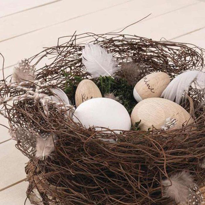 Nid pour oeufs de pâques - RAYHER - Marron - Décoration de fête - Mixte - Style Campagne