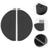 2pcs Half Round Cabinet Pulls 50Mm Easy Install For Kitchen Cupboard Wardrobe Drawer Furniture Door Handles Hardware Fittings