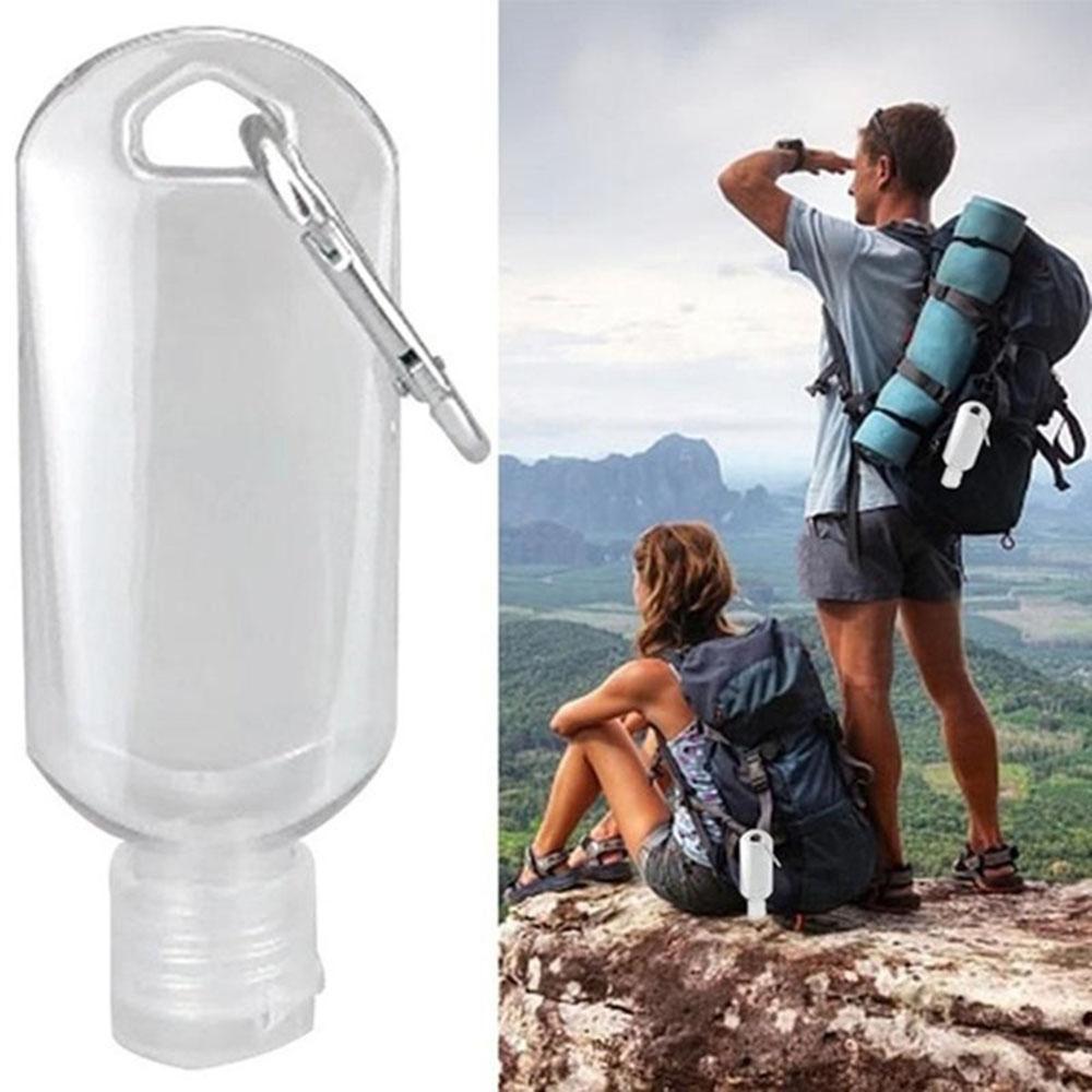 With Hook Plastic With Key Ring Spray bottle Hand soap Bottle Cosmetic Container Refillable Bottle