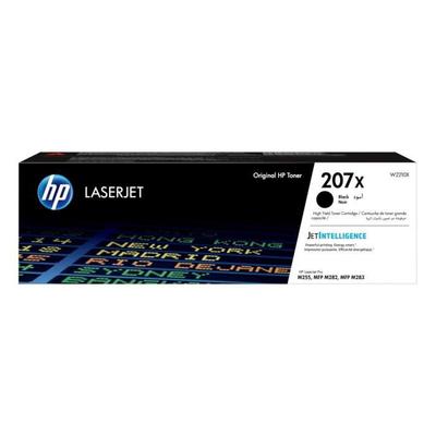 Оригинальный черный картридж с тонером HP 207X для принтеров HP Color LaserJet Pro M255/MFP M282/M283