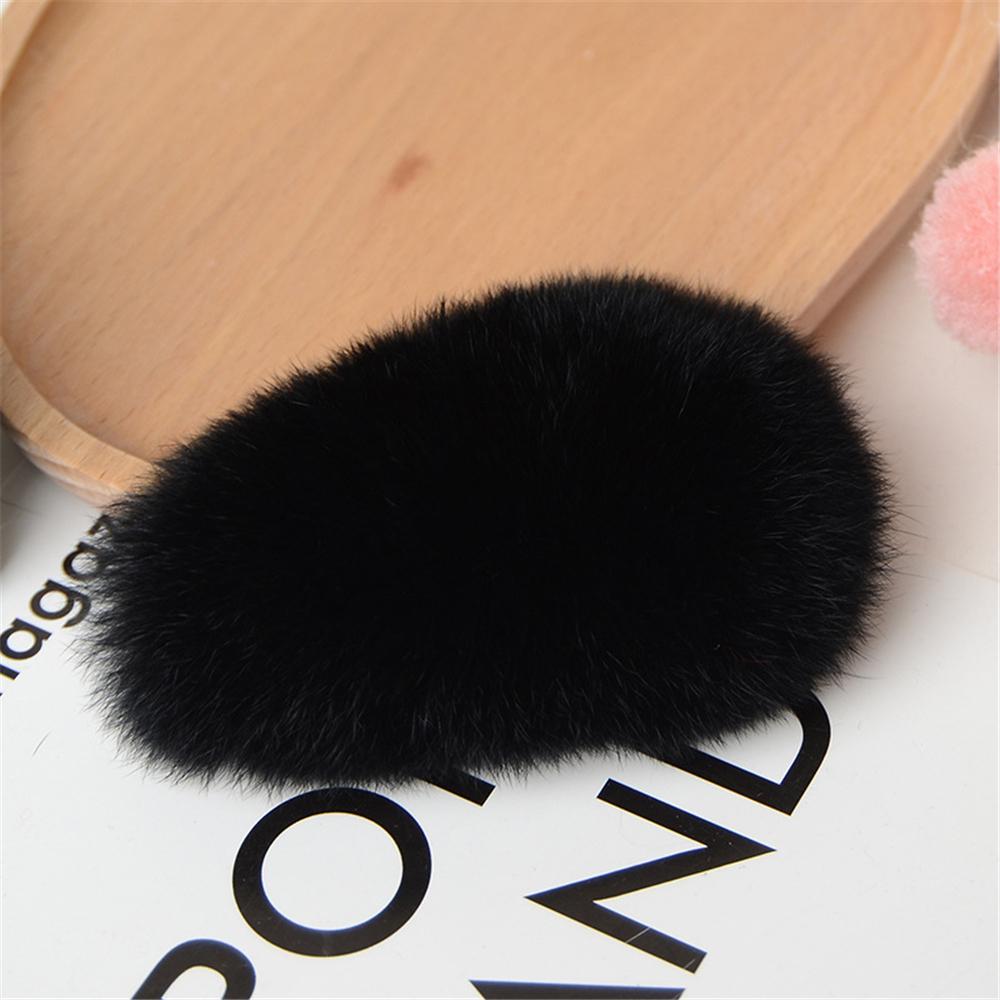 1/3 шт. Зимняя милая пушистая заколка для волос для женщин и девочек, однотонная боковая заколка для волос, BB-заколка, милая плюшевая заколка для волос, цветной аксессуар для волос