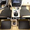 Кожаные автомобильные коврики для Volkswagen Jetta VW Polo 9n Sedan 6r Touareg Passat b3 Golf 7 Caddy Tiguan Amarok подушечки для ног