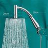 Large Rainfall Shower Head Square Curved Shower Extension Shower Head Extender  Outer Diameter 20mm