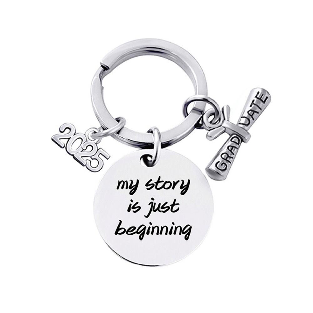 Подарки на выпускной 2025 года, брелок для выпускника средней школы, аксессуары, брелок