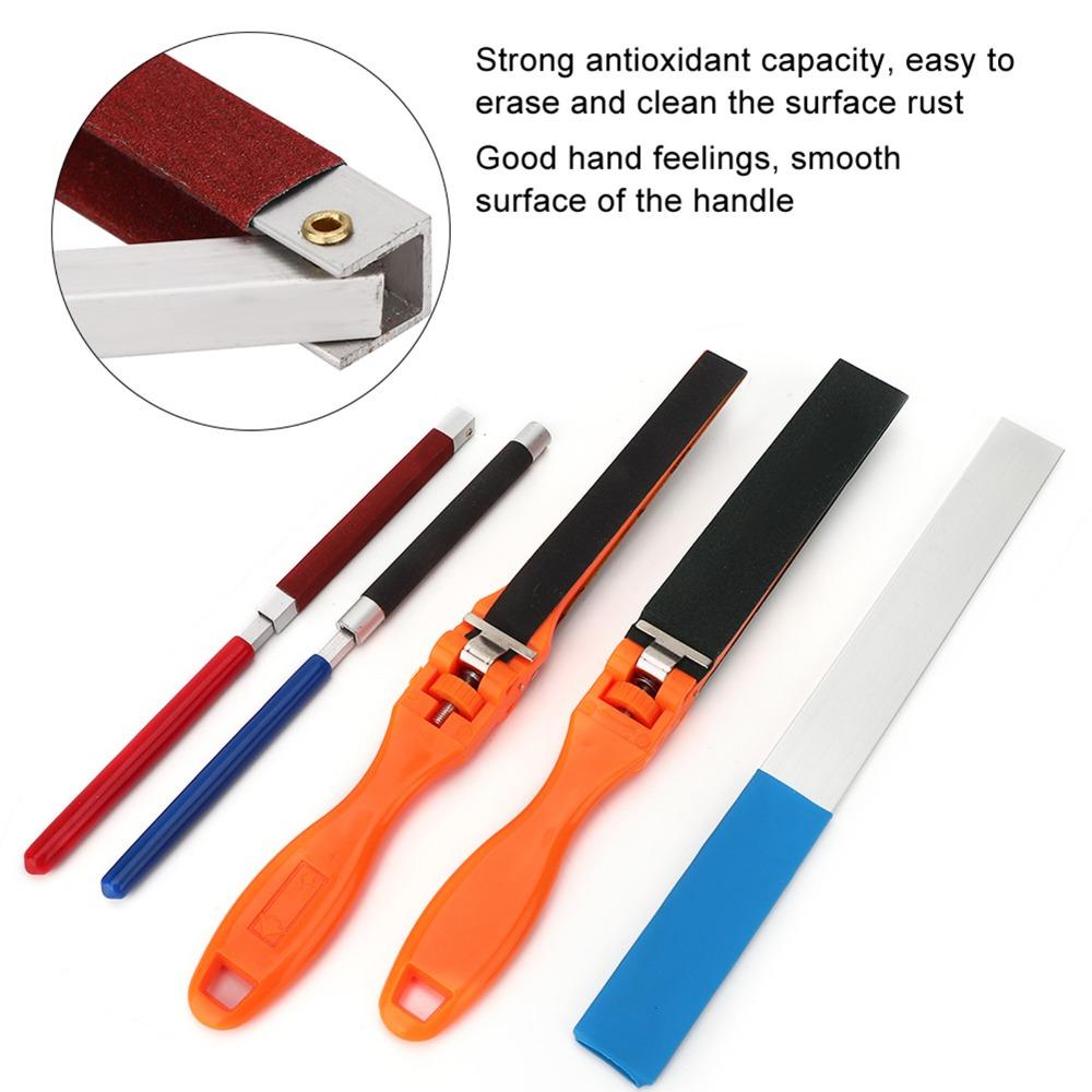 5pcs Round Square Jewelry Polishing Tool Semicircle Shape Sandpaper Stick  Craft Projects