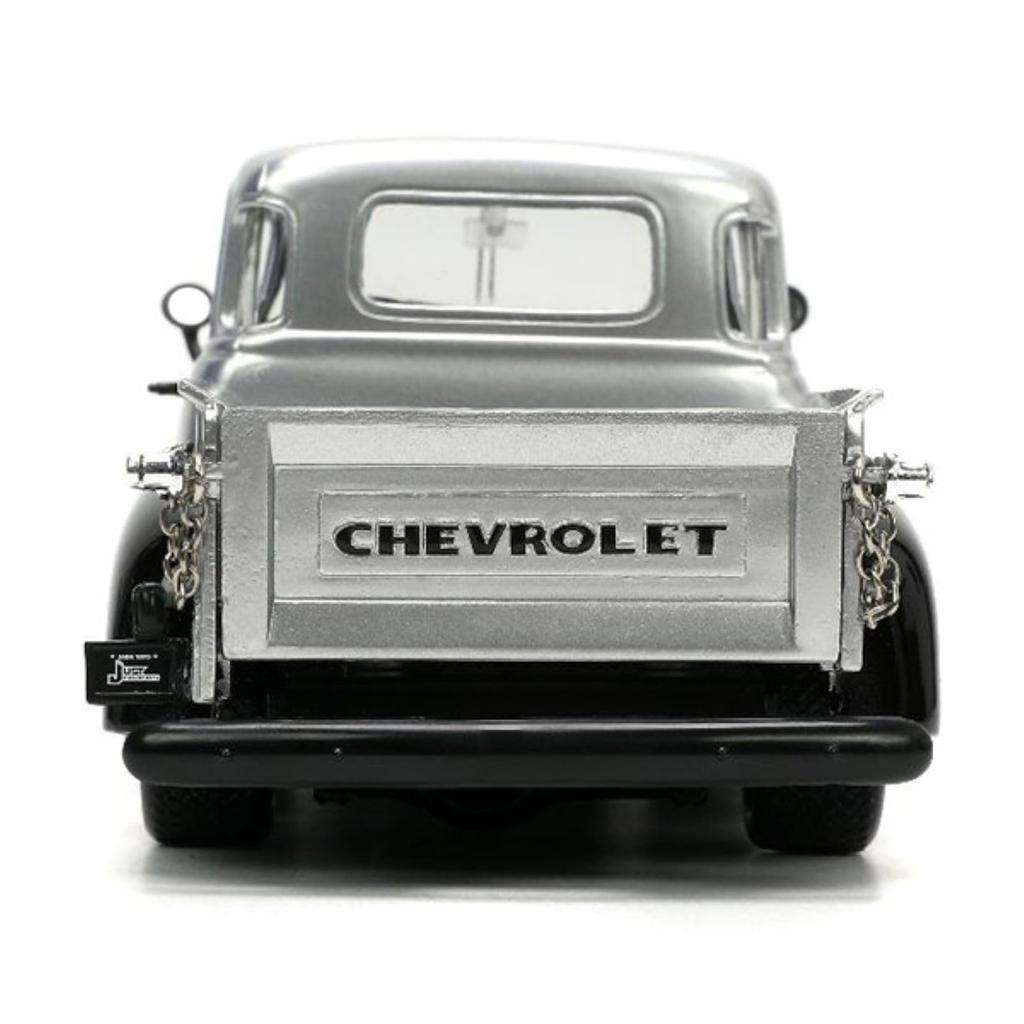 JADATOYS Масштаб JUST TRUCKS WHEELS 1953 Chevrolet Пикап Литая Модель Автомобиля 1/24 с БАГАЖНИКОМ и [Б/У]