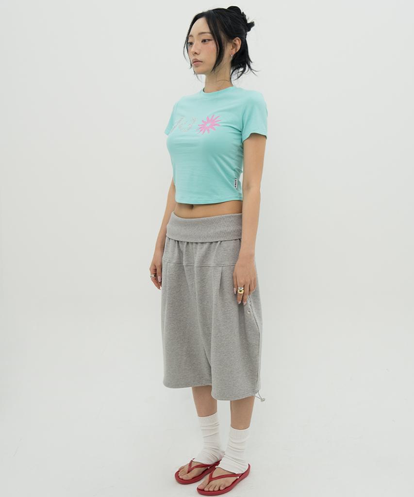 BFEEP Eyelet Adjust Puff Pants_Grey