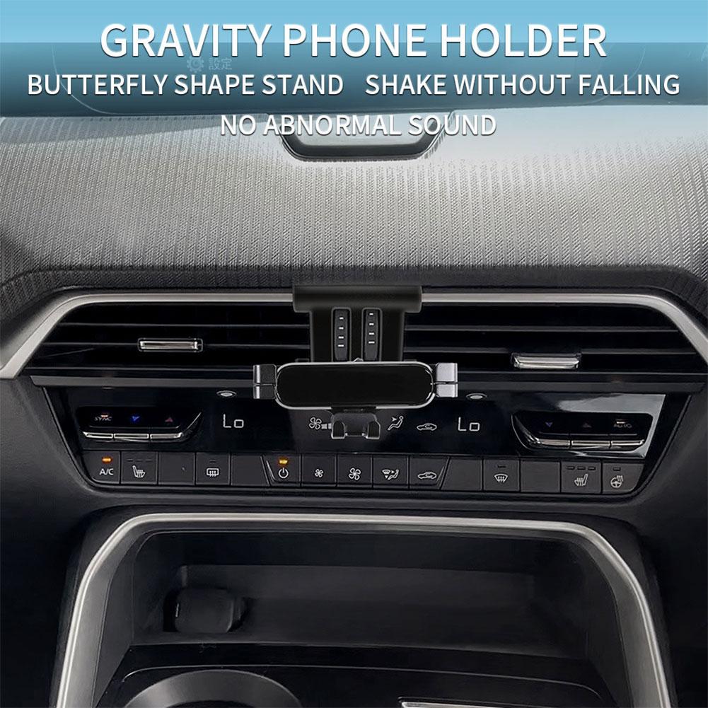 Для Mazda CX-60 2024 автомобильный держатель мобильного телефона на приборную панель вентиляционное отверстие кронштейн для смартфона автомобильный держатель мобильного телефона