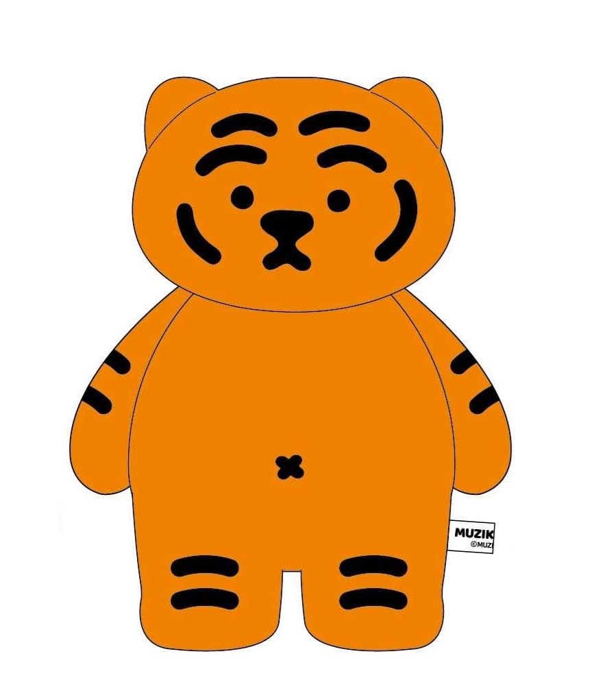 Компания K MUZIK TIGER Музик Тигр Плюшевый H164 x W157 x Игрушка, Ирис, Стоячий, D126 мм, MU-NG-TOT