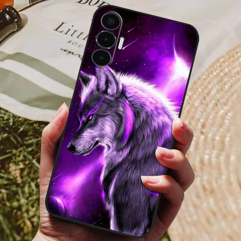 Чехол для Tecno Pova 3 Pova Neo Мягкий силиконовый задний чехол для Tecno Pova Neo LE6 Чехлы Чехол Pova3 PovaNeo Чехол для телефона Coque