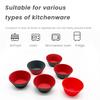 10Pcs Silicone Muffin Cups Non-Stick Cake Mold Food-Grade Reusable Cupcake Liners for Baking Pancakes Candies Muffins