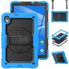 Rotating Stand Case Universal for Lenovo M10 Plus 2nd Gen TB-X606F X606X K10 TB-X6C6F X6C6X 10.3" with Screen Protector Cover