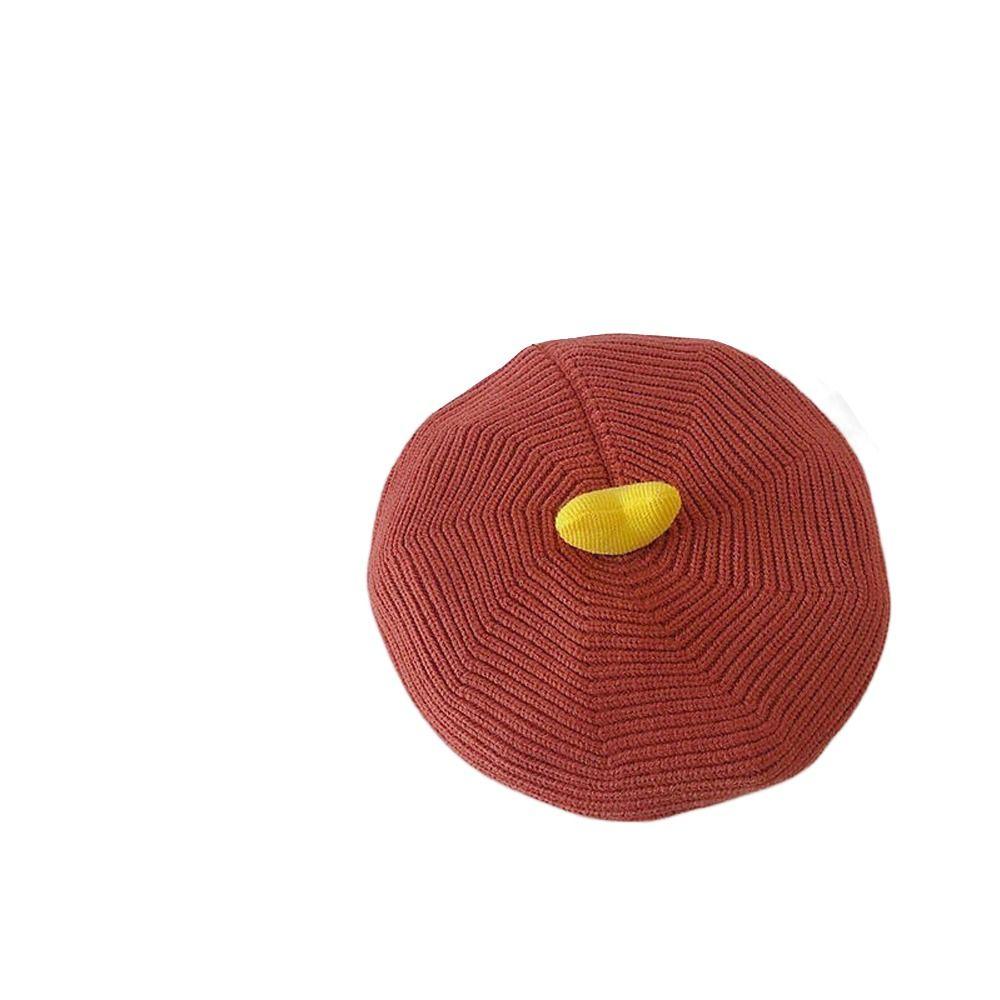 Cute Casual Cotton Baby Knitted Beret Newborn Windproof Infant Beanie Hat Pumpkin Cap Baby Hat Toddler Painter Hat
