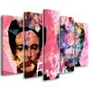 Five Piece Picture Canvas Print Frida Kahlo