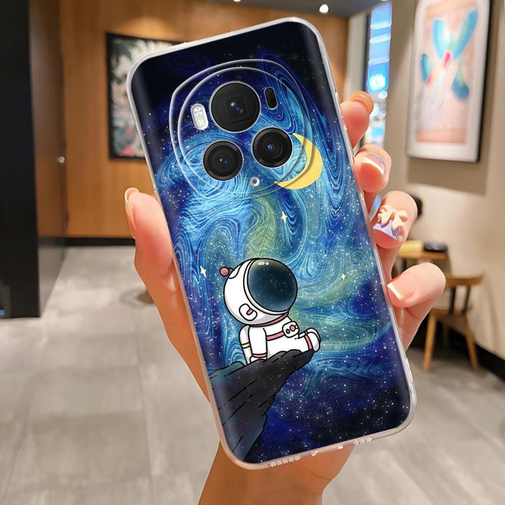 Чехол для Honor Magic 6 Pro Простые Цветы Легкий Чехол для Телефона для Huawei Honor Magic6 Magic 6Pro Мягкий Тонкий ТПУ Силиконовый Чехол