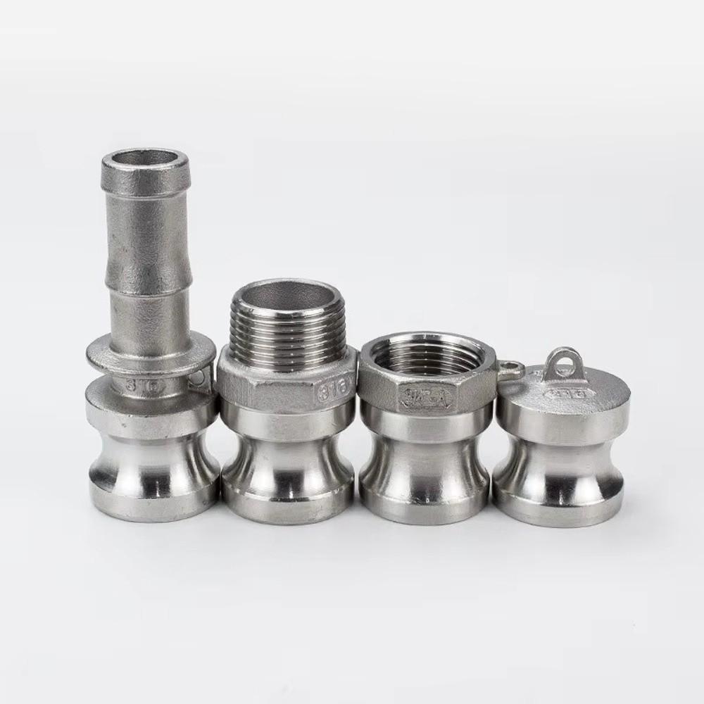 Stainless Steel Camlock Coupling Corrosion Resistant Hose Barb Fitting Industrial Plumbing