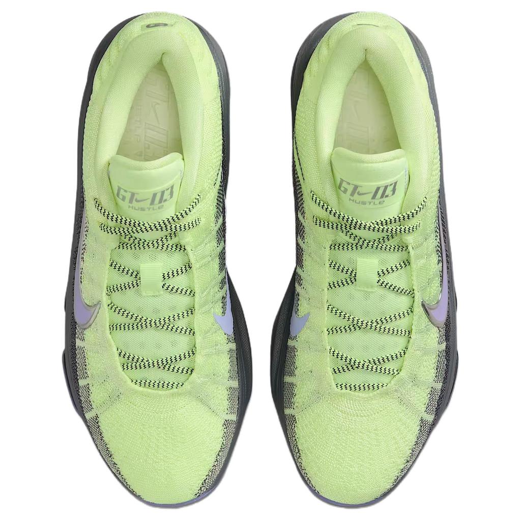 Виктор Вембаньяма x Nike Air Zoom GT Hustle 3 EP Alien Унисекс Кроссовки Зеленый Едва-Вольт Металлик-Серебристый FV5952-700