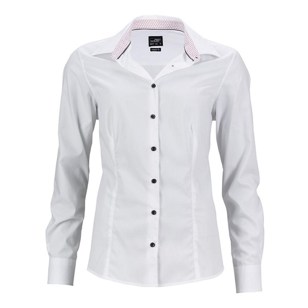James and Nicholson Женская/женская классическая однотонная рубашка
