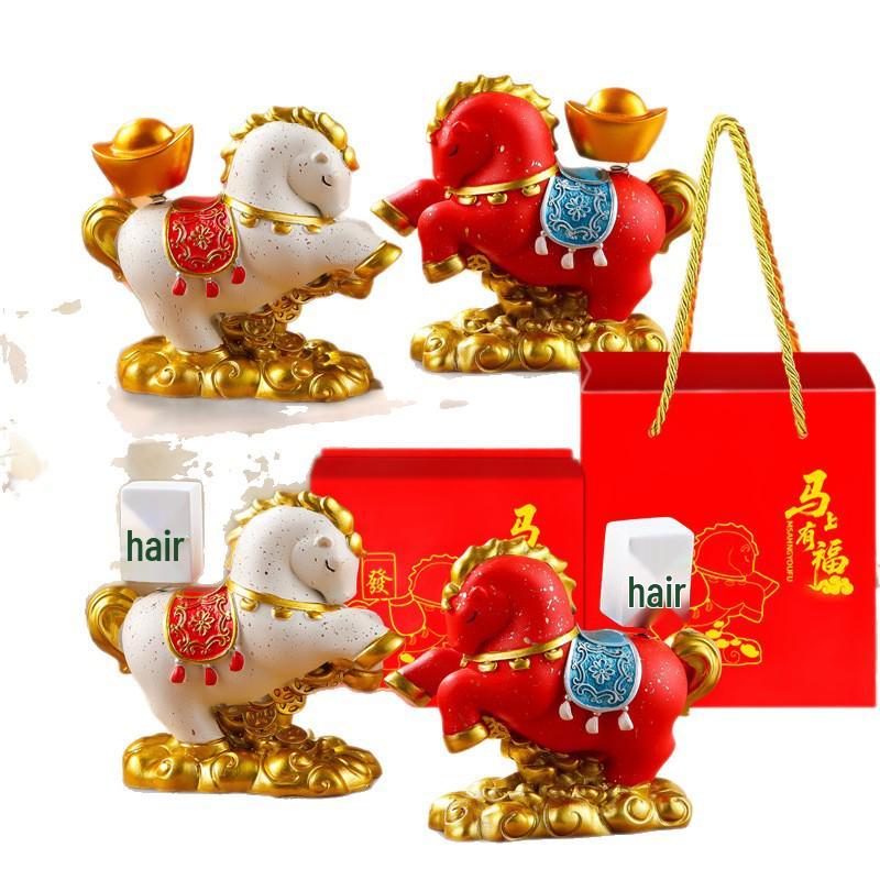 2026 Year of the Horse Zodiac Ornament: Instant Wealth National Tide Spring Festival & Christmas Gift for Clients