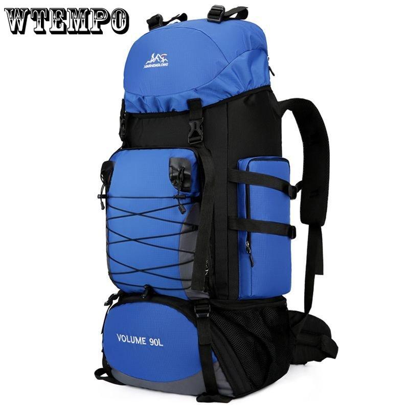 90L большой походный рюкзак, дорожная сумка, мужской и женский багаж, сумки на плечо для пешего туризма, альпинизма, треккинга, мужская дорожная сумка