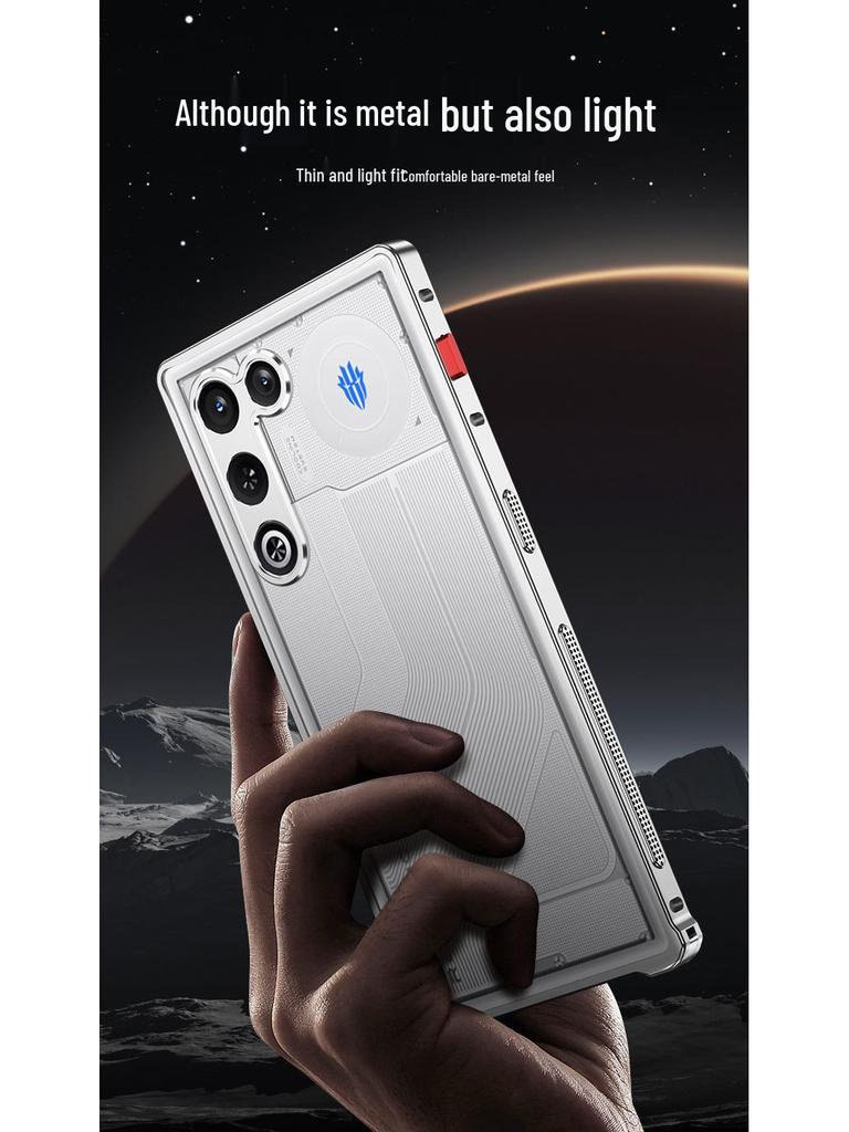 Чехол для телефона Red Magic 11 Pro с металлическим каркасом, защелкивающийся, противоударный, с охлаждением