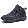 Winter Men Boots Women Waterproof Suede Warm Snow Boots Men Work Casual Shoes High-Top Non-Slip Ankle Platform Boots Men Size 48