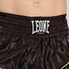 Muay Thai Kickboxing Shorts LEVO FLUO Black [Leone 1947]
