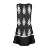 Women's Summer Casual U-shaped Tie Pocket Popular Floral Print Dress