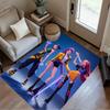 Cyberpunk Fashion Heroes Floor Mat Suitable for Study room Playrooms Dining Room Balcony Antislip Carpet Anime Office Decor